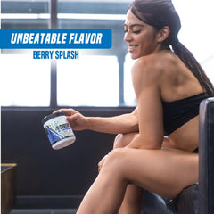 Outwork Nutrition creatine monohydrate label emphasizes science-backed muscle recovery potential.