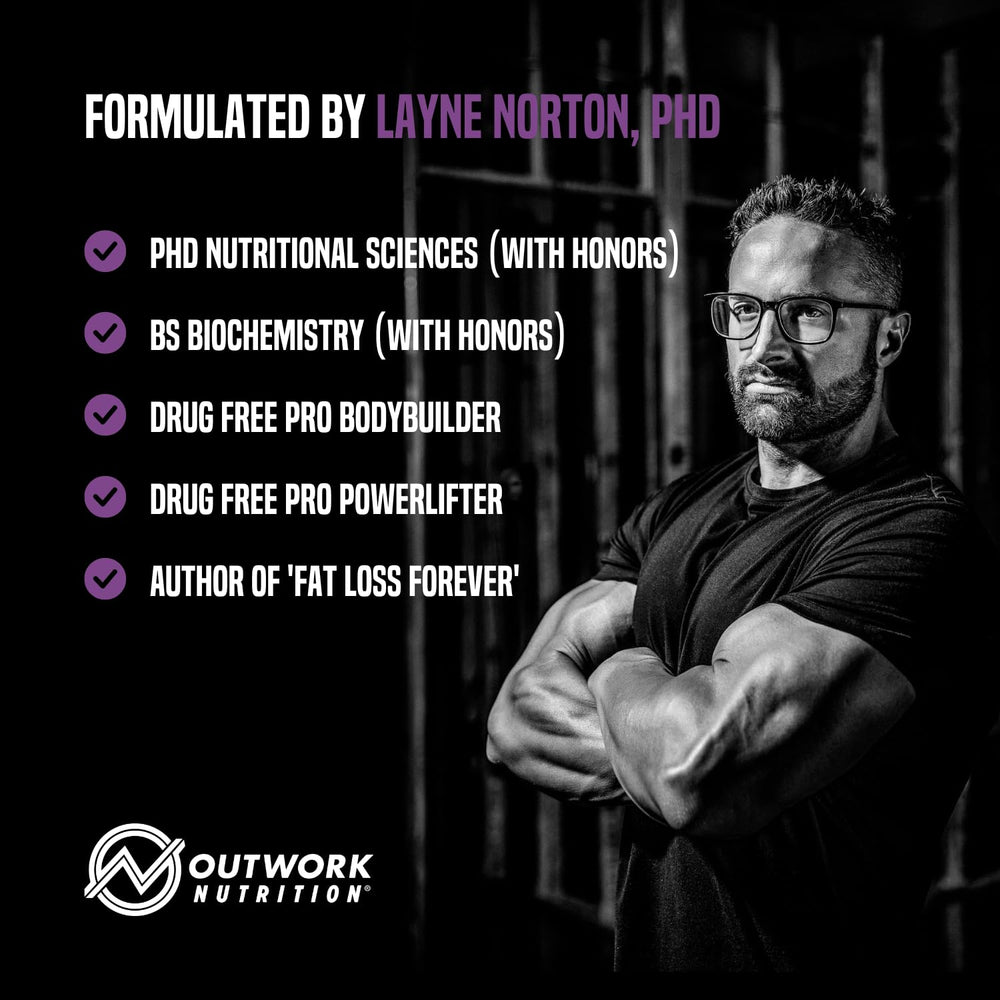 Outwork Nutrition post-workout powder being mixed shows easy preparation and flavor appeal.