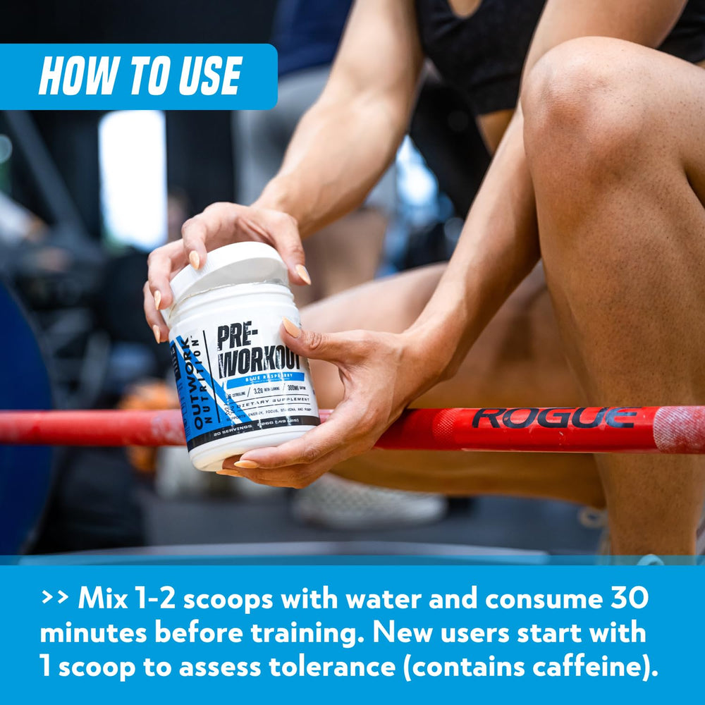 Close-up of Citrulline Malate and Beta-Alanine in Outwork formula for endurance