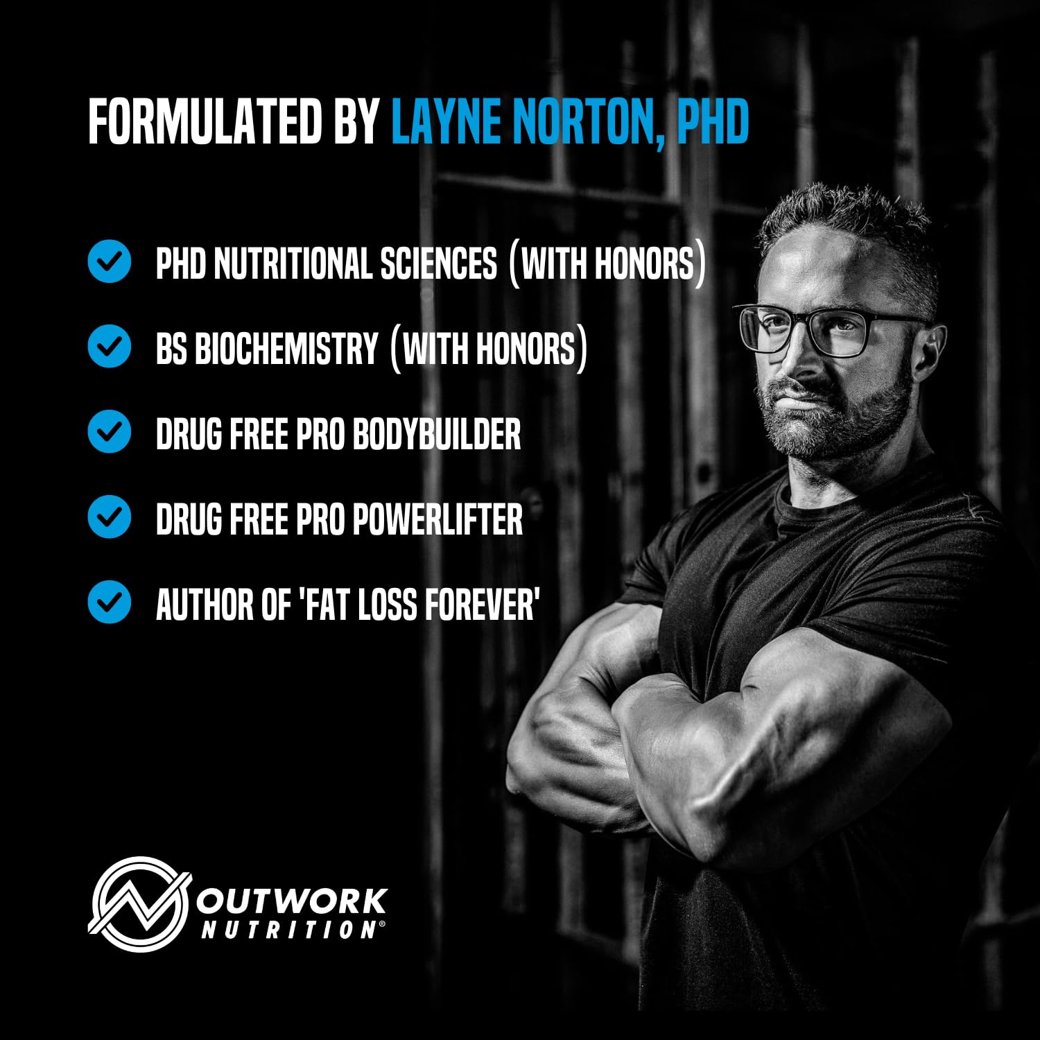 Outwork Nutrition preworkout bottle with lab-tested quality and clear ingredients