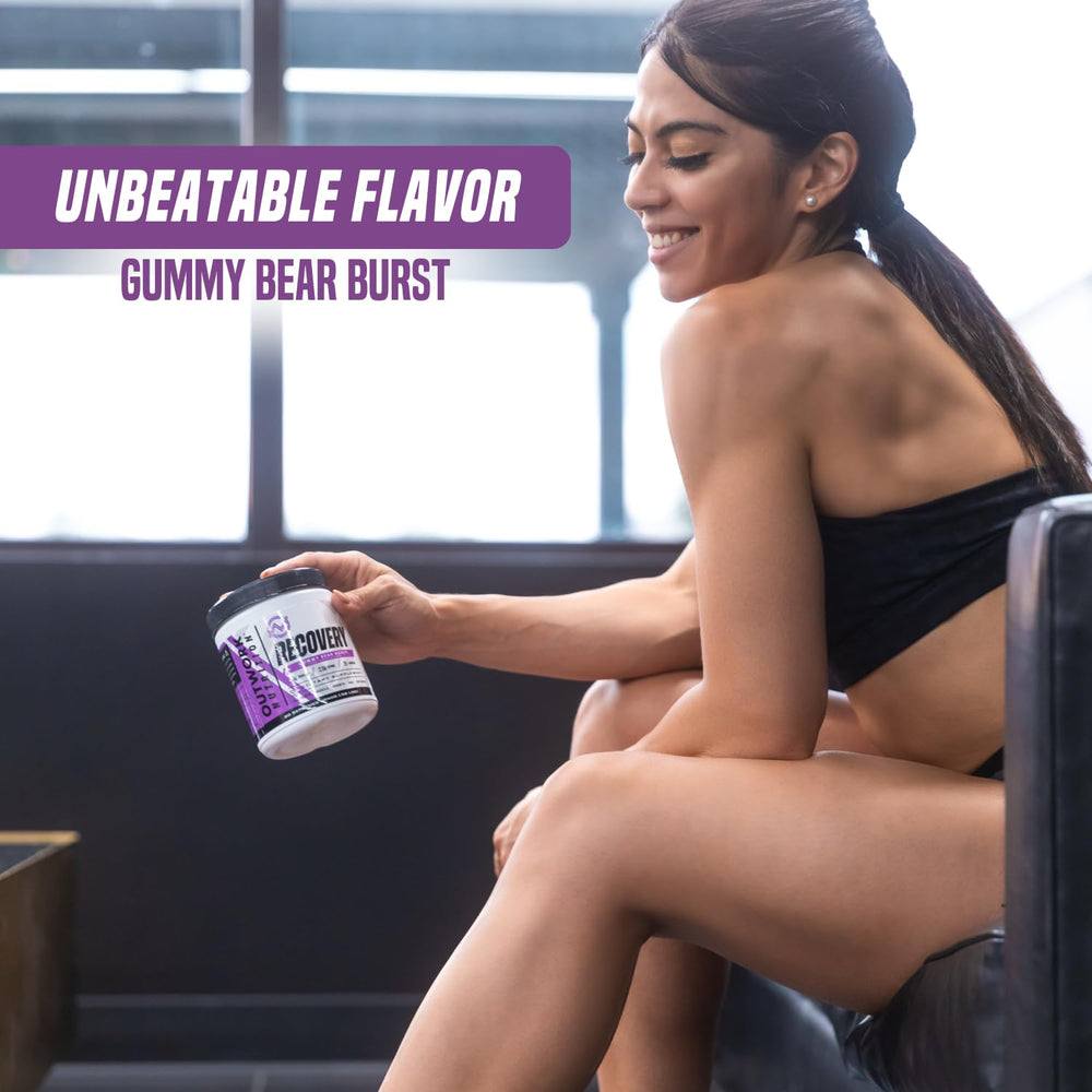 Outwork Nutrition tart cherry extract tub for reduced soreness and quicker comfort.