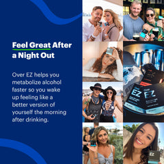 Over EZ pre-drink packaging back with USA production details