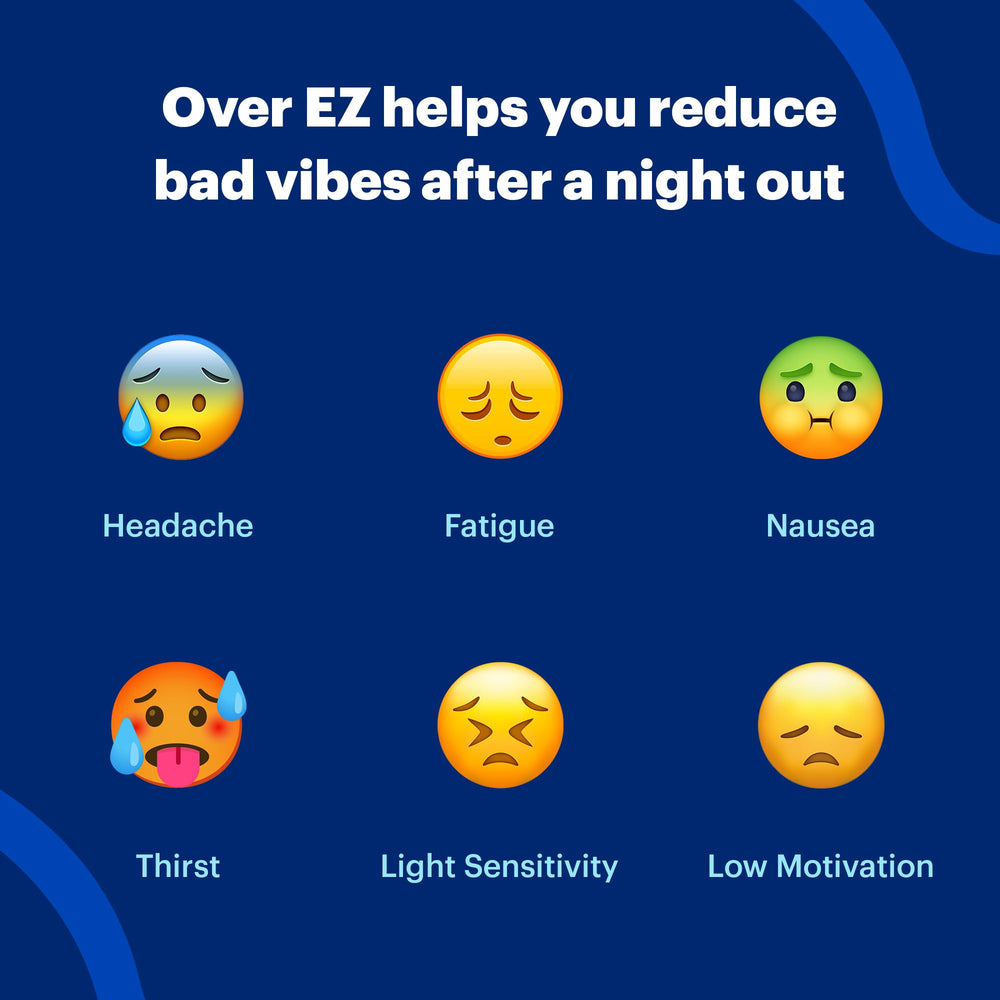 Over EZ vitamin B complex tablet closeup