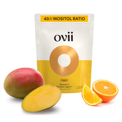Ovii Women's Wellness bottle showing tropical flavor for daily balance.