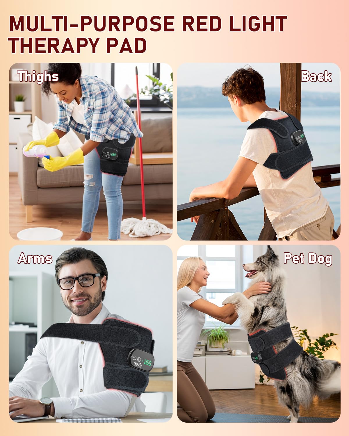 OVIMAZ portable therapy belt suitable for home, office, or travel.