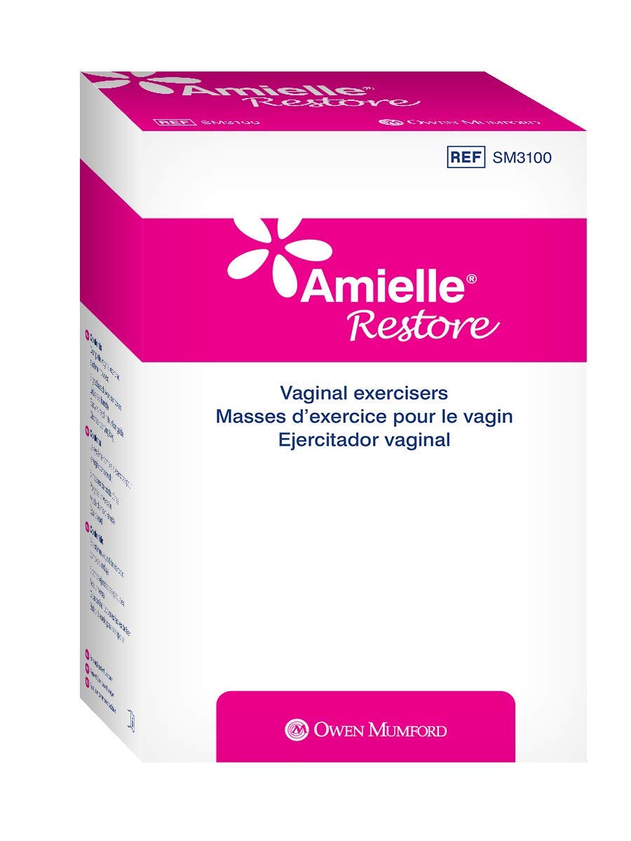 Amielle Restore Vaginal Trainer demonstrates silky-smooth entry for comfortable use.