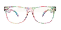 Gafas OWL anti-luz azul con marco rectangular para niños, protección ocular.