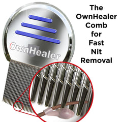 OWNHEALER peine-durable-metal-plastico: materiales durables para uso repetido