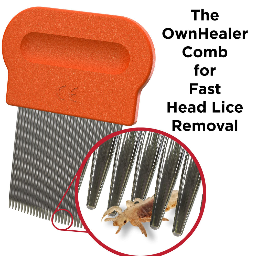 OWNHEALER peine-ergonomico-mango-texturado: agarre cómodo para control preciso