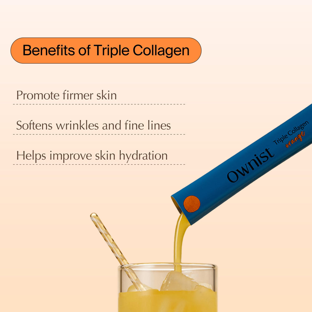 Ownist dermis essentials formula closeup highlights hydrolyzed collagen with elastin.