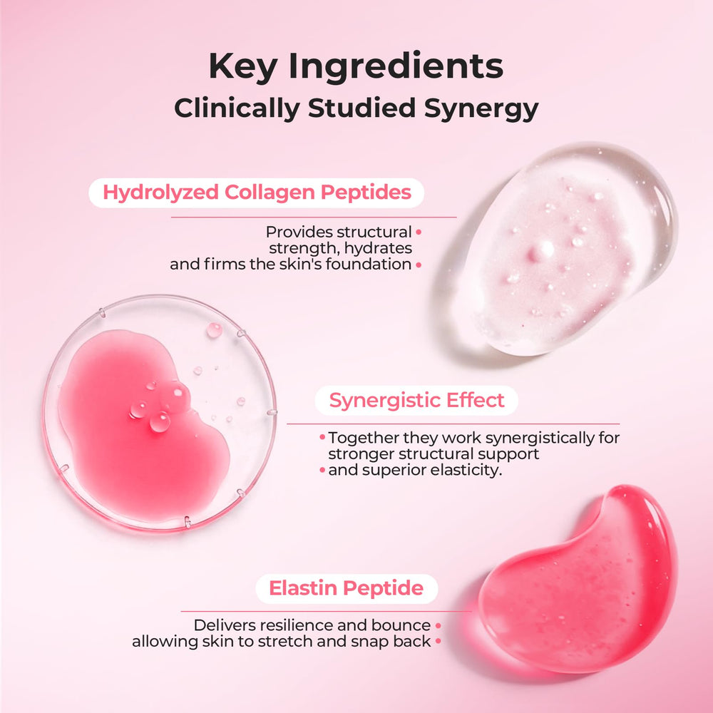 OxyEnergy collagen pills with nails, implying stronger, healthier nails.