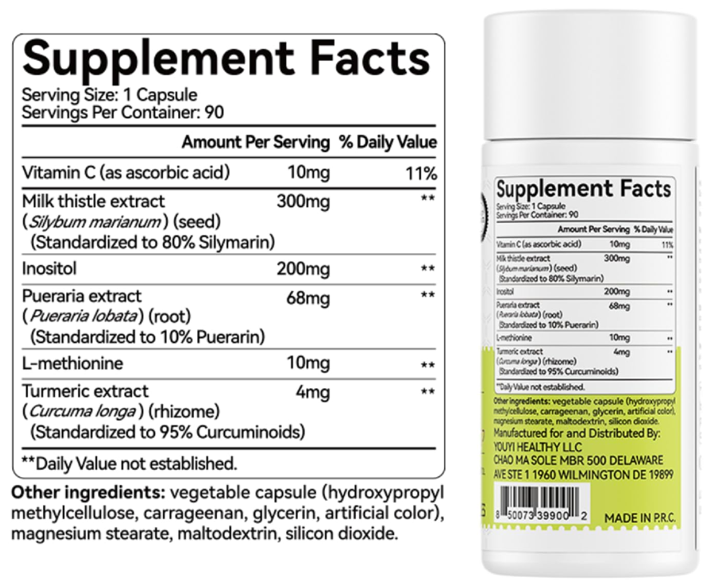 Close-up of OxyEnergy Silymarin Milk Thistle capsule highlighting the supplement form.