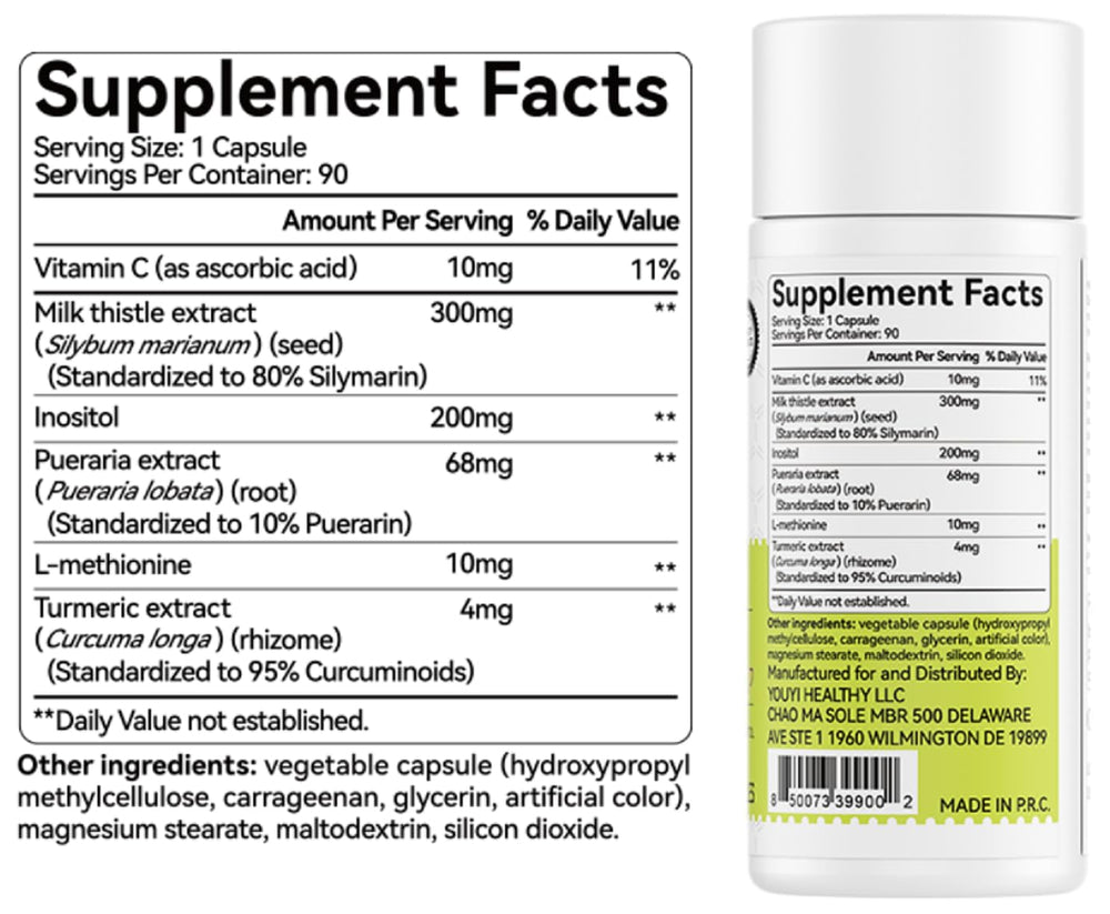 Close-up of OxyEnergy Silymarin Milk Thistle capsule highlighting the supplement form.