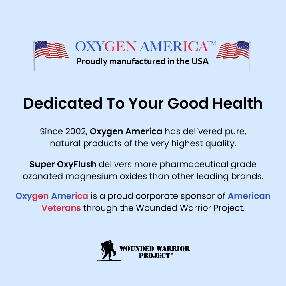 Oxygen America Super OxyFlush supports gut comfort and regularity