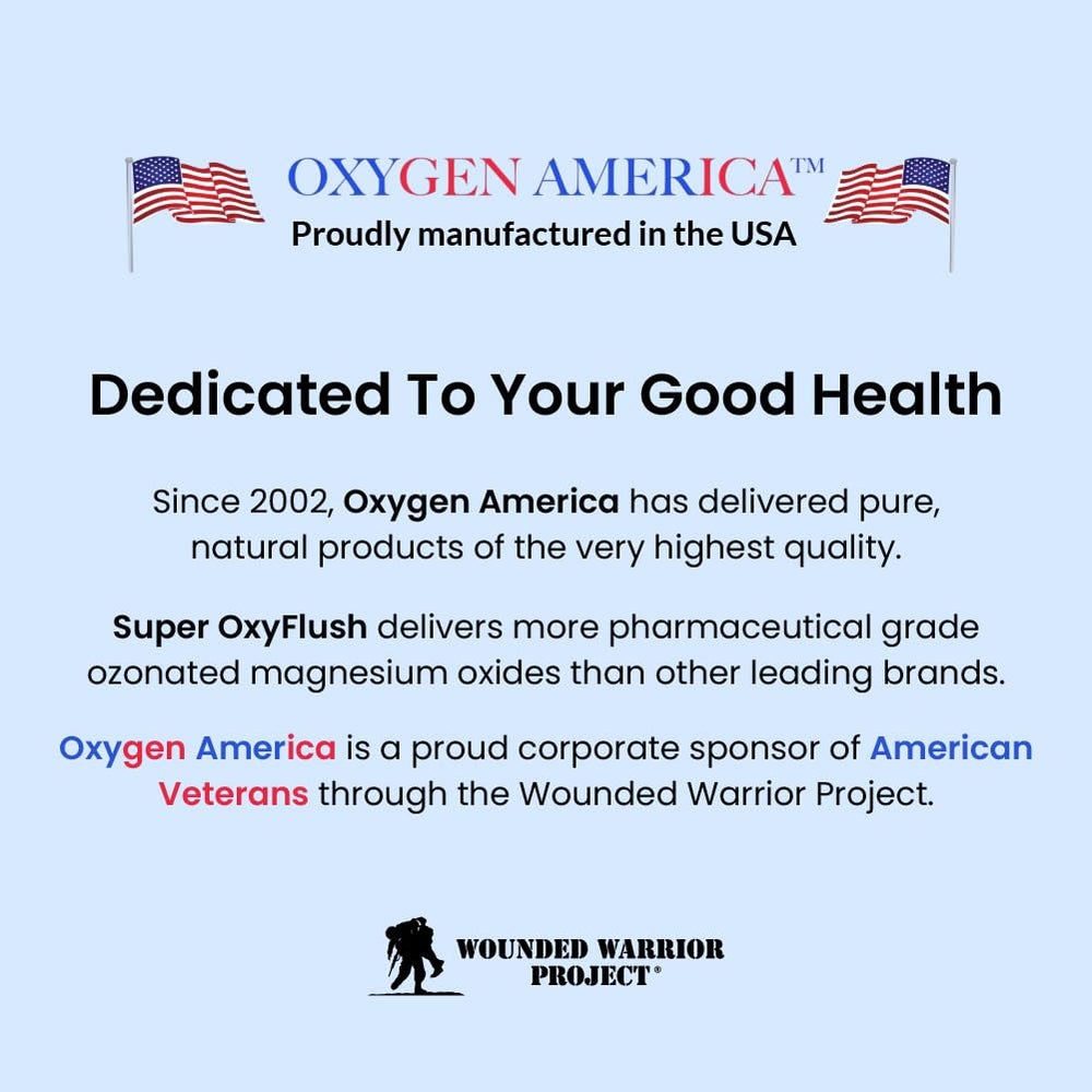 Oxygen America Super OxyFlush supports gut comfort and regularity