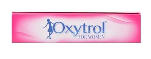 Oxytrol patch applied to the abdomen for continuous delivery.