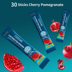 OZENKE 30-stick pack showcases portable, sugar-free hydration for travel or workouts.