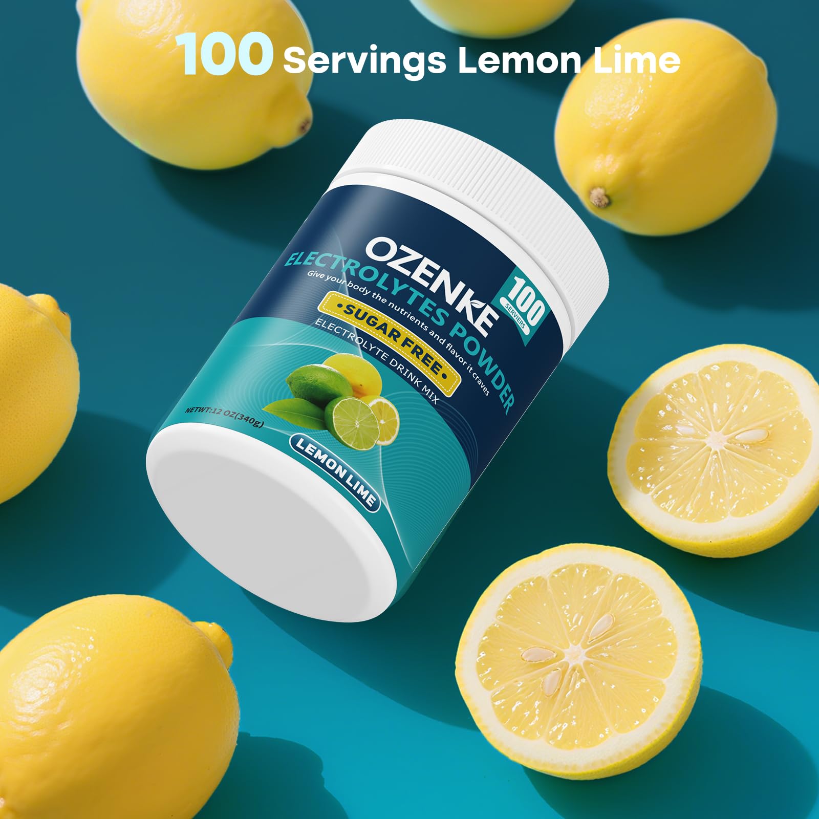 OZENKE low-sodium hydration powder ideal after exercise or travel.