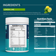 OZENKE sugar-free electrolyte powder supports calorie-free hydration.