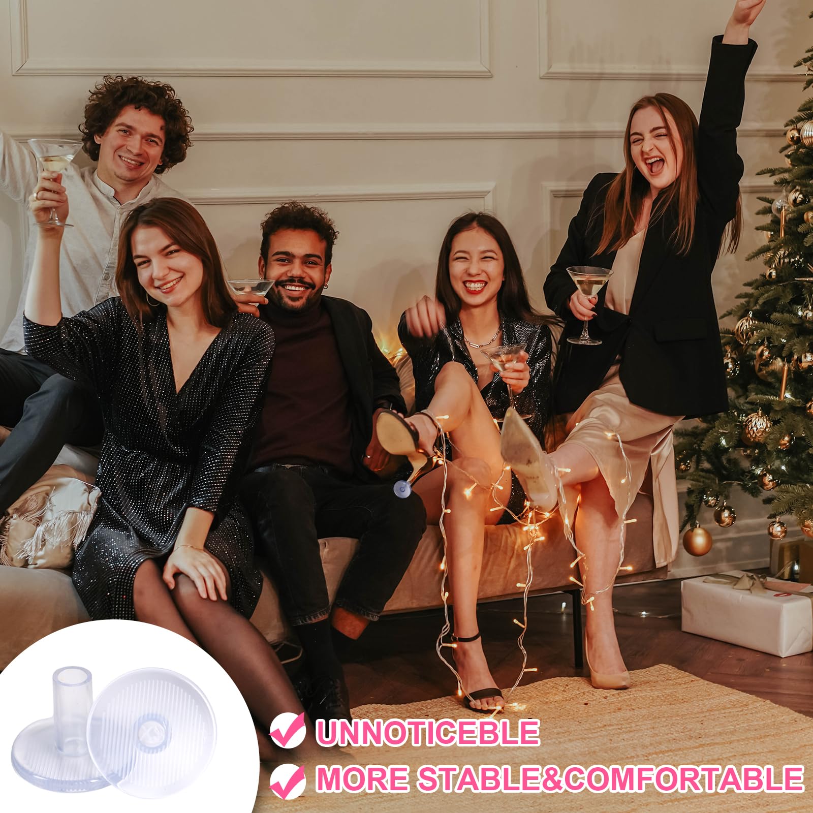 OZIO heel protectors ideal for outdoor weddings and celebrations