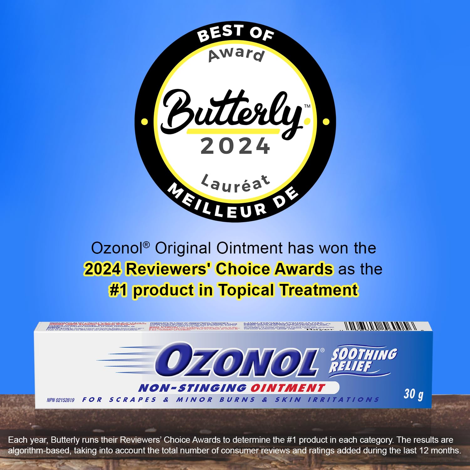 Close-up of Ozonol Ointment creamy texture for gentle nourishment