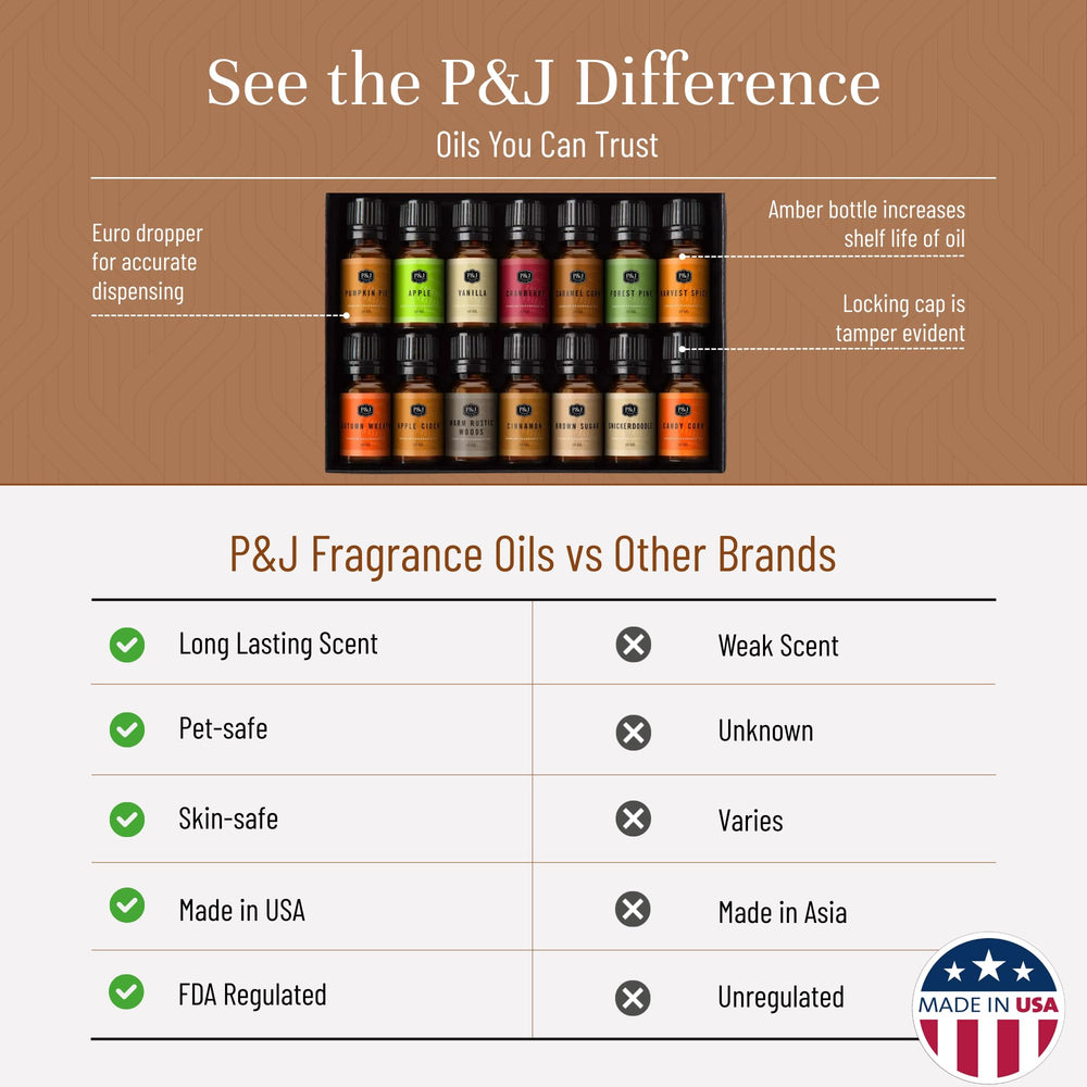 P&J Trading diffuser blends create cozy autumn ambiance in any space.