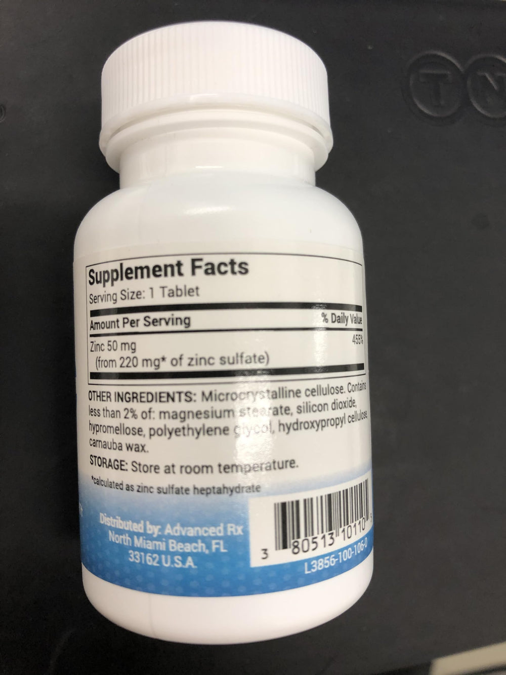 P Puregen Labs Zinc 220mg, uso diario para bienestar general
