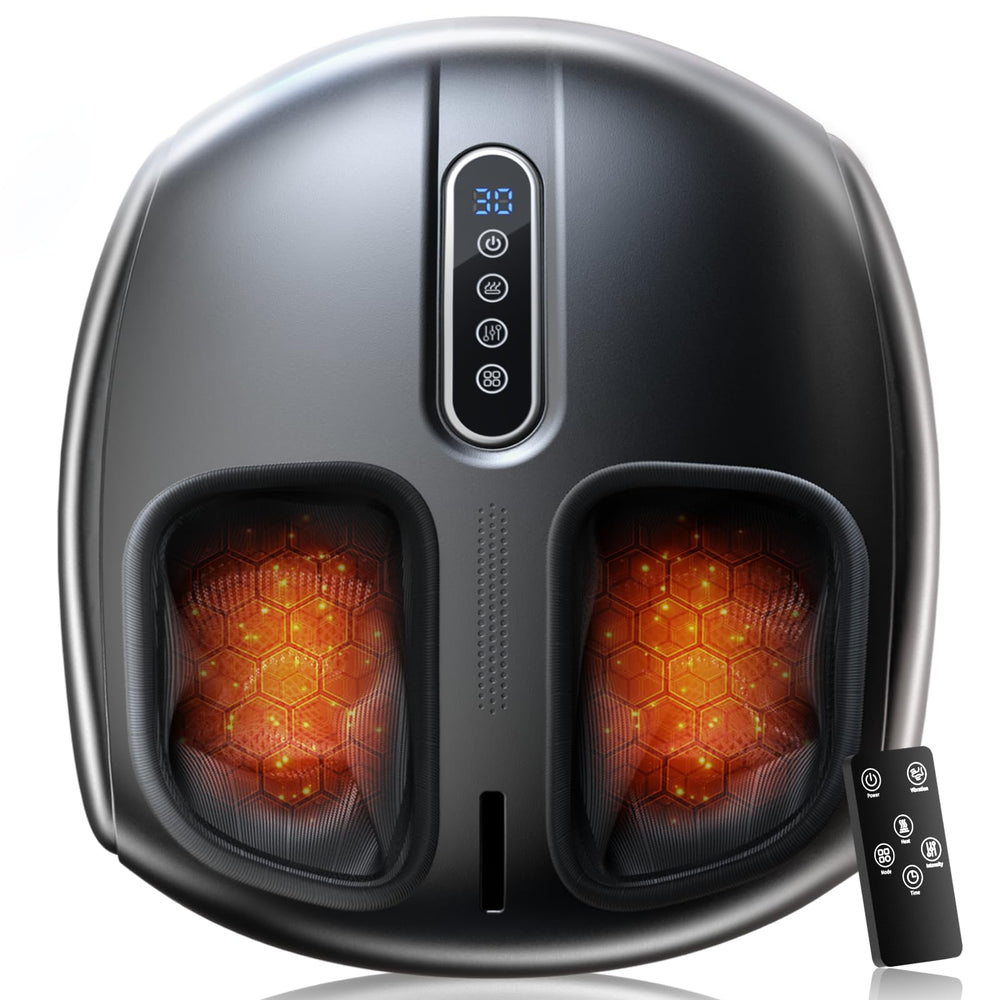 PACOVY Shiatsu Feet Massager with 360 wrap for full-foot comfort and coverage.