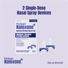 Padagis Naloxone HCI Nasal Spray dispensing action demonstrated