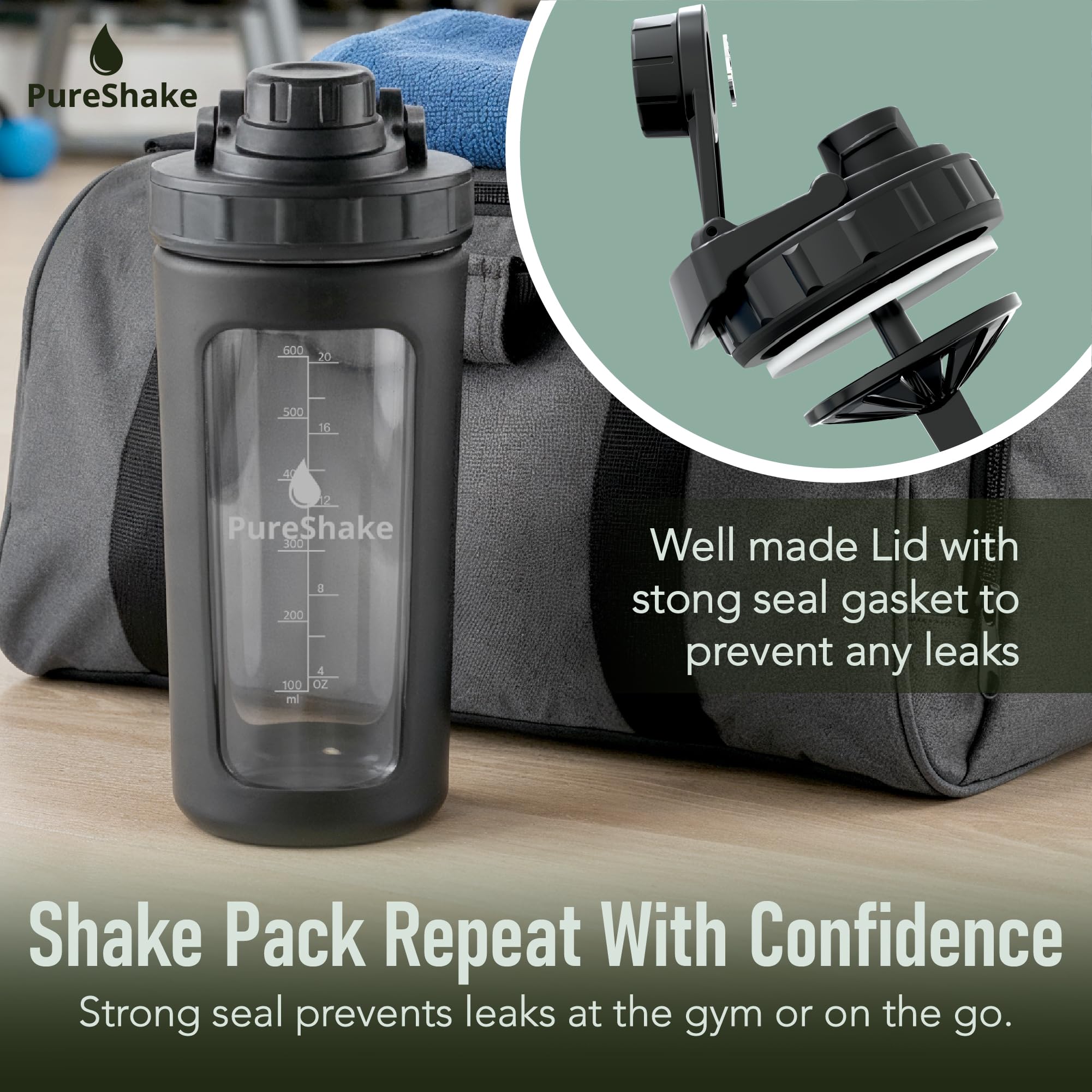Paddi glass bottle premium durability backed by warranty.