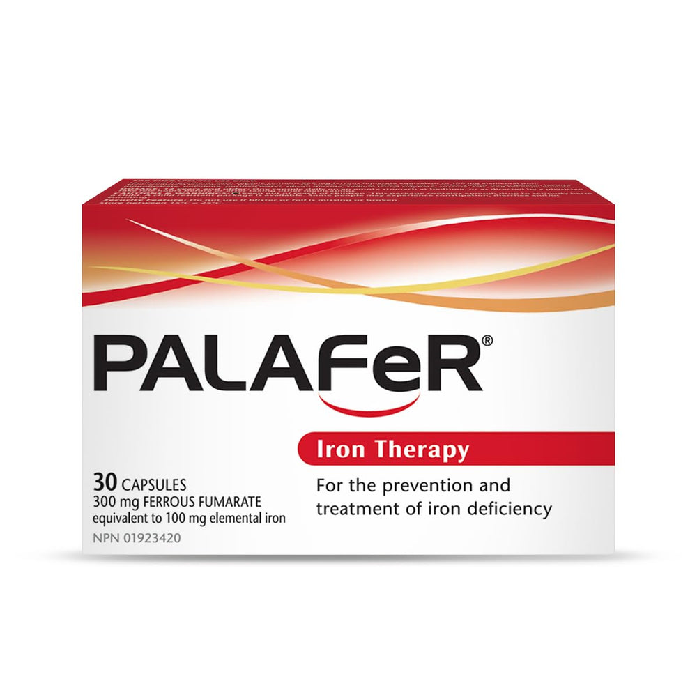 Palafer iron therapy bottle for easy daily use.