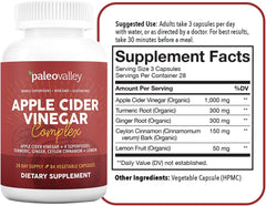 Paleovalley ACV Complex bottle pouring to show easy daily intake.