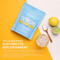 Paleovalley electrolytes scoop shown for convenient preparation and portion control.
