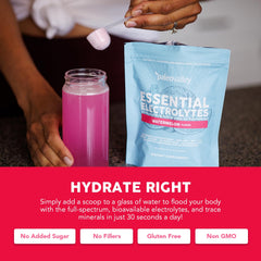 Watermelon-flavored electrolyte drink in a bottle for on-the-go hydration