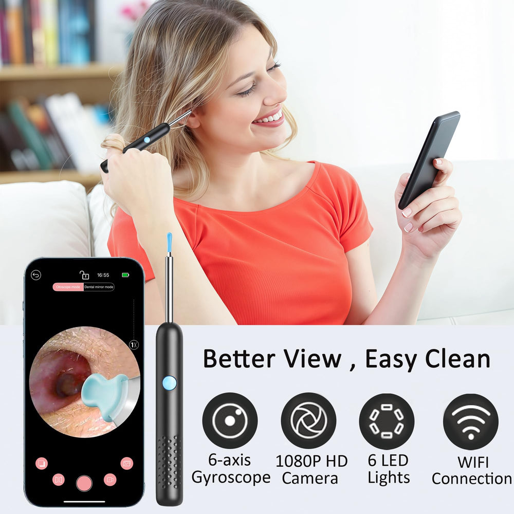 Pamelegy luz LED seis: iluminación para ver dentro del oído.