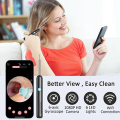 Pamelegy luz LED seis: iluminación para ver dentro del oído.