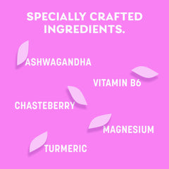 Close-up of ashwagandha root in Pamprin blend