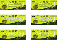 PANAX GINSENG Royal King Red Panax Ginseng 6000mg six-box packshot highlights portability and easy daily use.