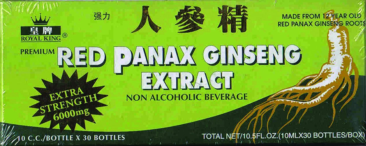 Royal King Red Panax Ginseng bottle front view for daily energy support
