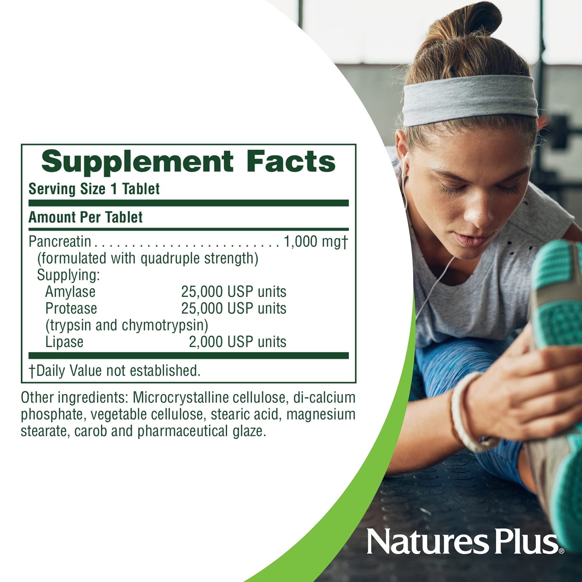 Hypoallergenic NaturesPlus Pancreatin formula designed for sensitive users.