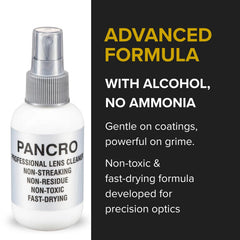 Pancro eyeglasses cleaner delivers streak-free finish for clear vision