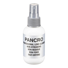Pancro Professional Lens Cleaner 4oz bottle in spray-action for precise cleaning