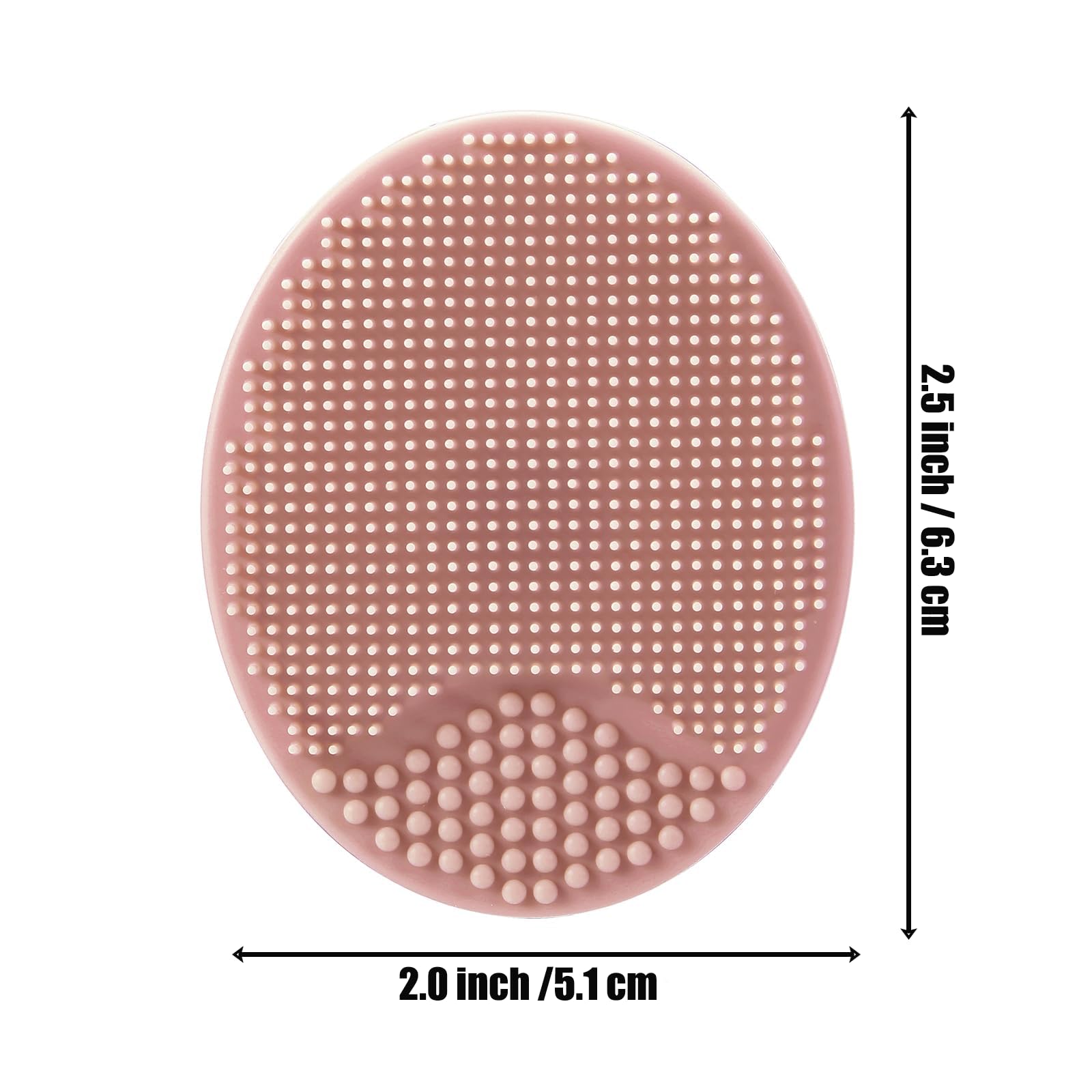 PandaEar baby brush pink mounted with stay-put suction cup in tub