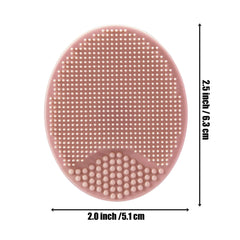 PandaEar baby brush pink mounted with stay-put suction cup in tub