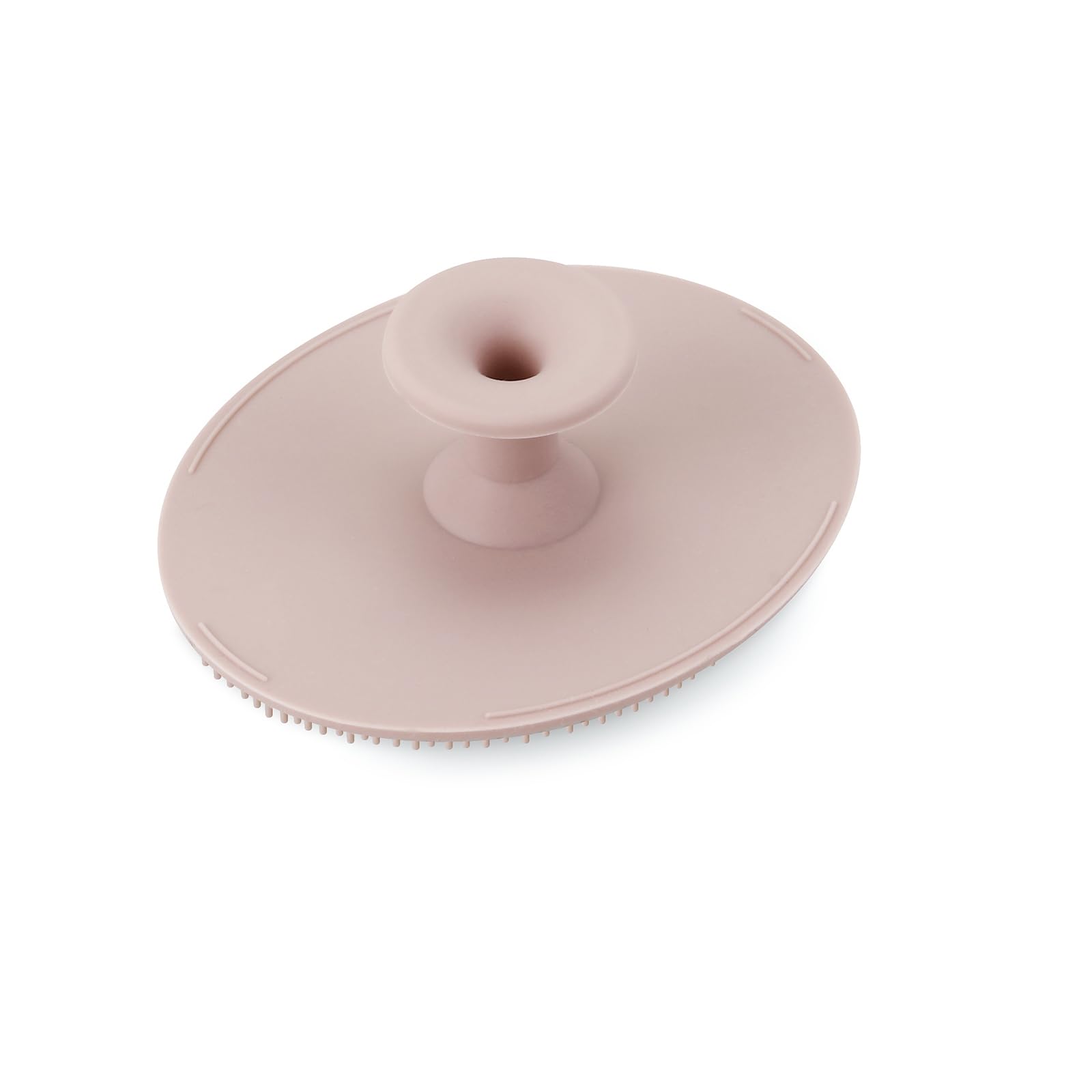 PandaEar soft-bristle brush pink promotes calm bath experiences