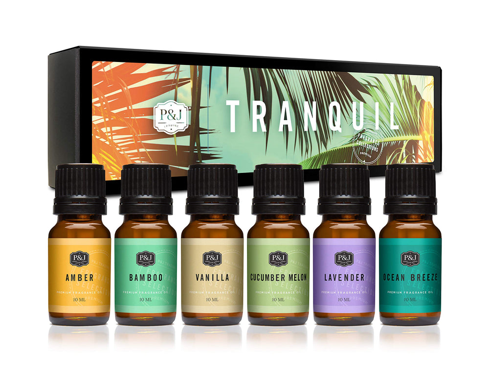 P&J Trading Fragrance Tranquil Vanilla bottle for candle making and diffuser use.