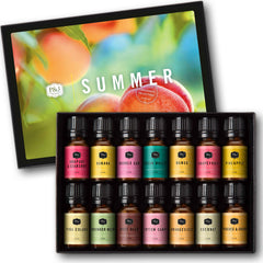 P&J Trading Summer Set gift box with 14 oils for DIY candles and soaps.