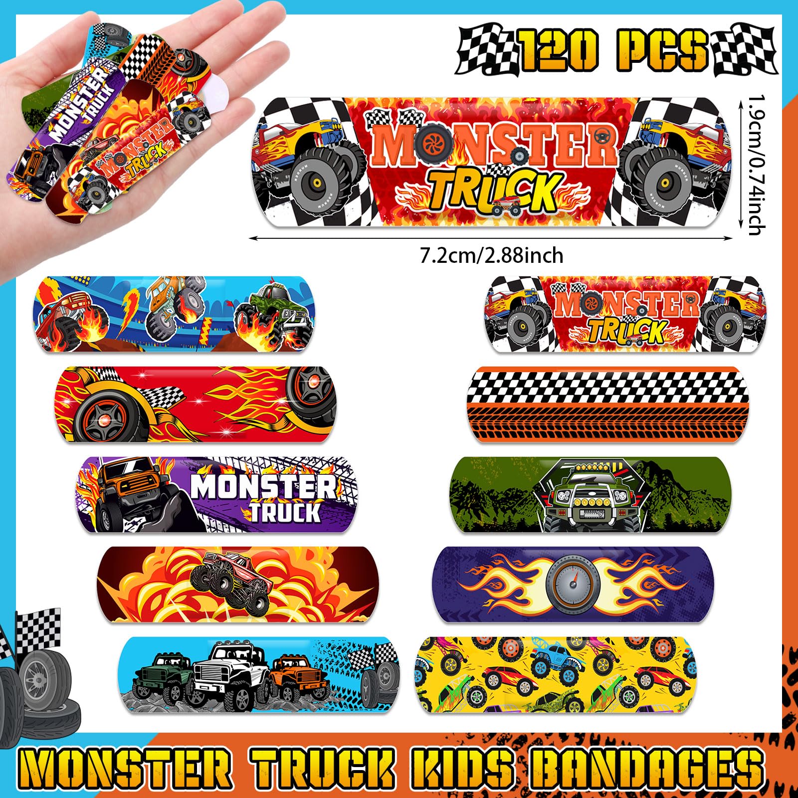 Panelee children's bandages with playful patterns for home and school