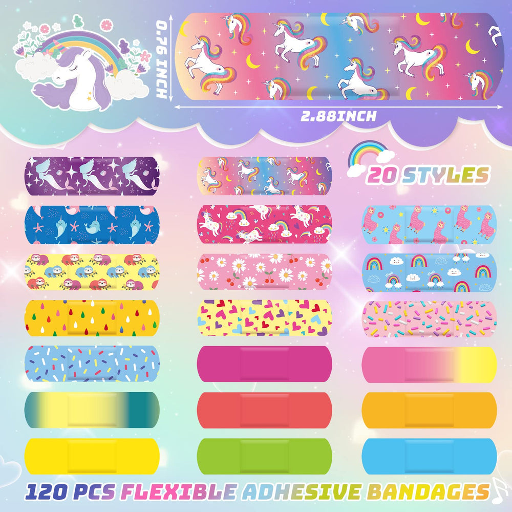 Panelee curitas criaturas marinas: colores brillantes para cambios de vendaje rápidos.