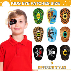 Panelee eye patches animal design for kids, comfortable adhesive and gentle on skin